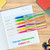 GeLuxe 6 Fluorescent Color Gel Roller Pens, 24 units per case