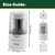 Electric Pencil Sharpener for Standard/Jumbo Pencils, 12 units per case