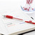 Essence Red Gel Pens with Cushion Grip - 12 Pack, 12 units per case