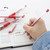 Essence Red Gel Pens with Cushion Grip - 12 Pack, 12 units per case