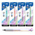 Pearla 4-Color Fashion Pen with Cushion Grip, 24 units per case