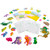 Dinosaur Series Assorted Stickers - 80 Pack for Kids, 24 units per case