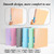 Pastel 1" 3-Ring Binder with Pockets, Soft Colors, 48 units per case