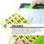 Gold Foil Alphabet Labels 1/2x5/8 inch (378 Pack), 24 units per case