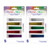 Glitter Shakers, 5 Colors, 0.21 oz (6g) Each, 24 units per case