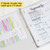 White 1" 3-Ring Binder with 2 Pockets, Archival Safe, 24 units per case