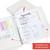 White 1" 3-Ring Binder with 2 Pockets, Archival Safe, 24 units per case