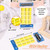Yellow Price Mark Labels 3/4x15/16 inch (180 Pack), 24 units per case