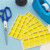Yellow Price Mark Labels 3/4x15/16 inch (180 Pack), 24 units per case
