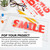 2" Metallic Color Alphabet and Number Stickers - 72 Pack, 24 units per case