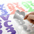2" Metallic Color Alphabet and Number Stickers - 72 Pack, 24 units per case