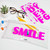2" Fluorescent Color Alphabet and Number Stickers - 72 Pack, 24 units per case