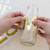 2" Gold Metallic Alphabet and Number Stickers - 72 Pack, 24 units per case
