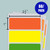 Fluorescent Multipurpose Labels 2.75x1 inch (60 Pack), 24 units per case