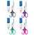 4" Craft Sewing Detail Scissors Stainless, 24 units per case