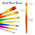 Paint Brushes with Translucent Handles 7-Pack, 24 units per case