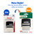 Paid Self-Inking Rubber Stamp, Red Ink, 24 units per case
