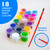 18-Color Kids' Washable Poster Paint Set with Brush, 24 units per case
