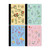 Floral Composition Book, 100 Ct, Assorted Colors, 48 units per case