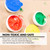 4-Color Finger Paint Set (40mL each), 24 units per case