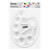 Oval 10-Well Paint Palette with Thumb Hole, 24 units per case