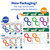 Wrist Coil Key Holder 2-Pack Assorted Colors, 24 units per case