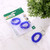 Wrist Coil Key Holder 2-Pack Assorted Colors, 24 units per case