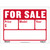 9x12 For Sale Sign 2-Line Red/White, 24 units per case