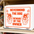 12x16 Inch Never Mind the Dog Beware of Owner Sign - Durable, 24 units per case