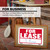 For Lease Sign 9x12 Inch Durable Red Banner Outdoor/Indoor, 24 units per case