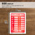 9x12 Business Hours Sign Red/White, 24 units per case