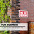 12x16 Inch No Smoking Sign - Durable Weatherproof Indoor/Outdoor, 24 units per case