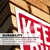 9x12 Keep Out Sign Red/White, 24 units per case