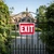 9x12 Exit Sign Red/White High Contrast, 24 units per case