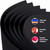 22" x 28" Black Poster Board, 25 units per case