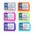 3" x 5" Spiral Bound View Front Ruled Index Cards with 2-Tab Dividers, 50 Sheets, 24 units per case