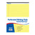 8.5" x 11.75" Canary Perforated Writing Pad, 50 Count, 48 units per case