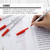 BAZIC Nova Red Color Stick Pen (12/Box), 12 units per case