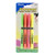 BAZIC Pen Style Fluorescent Highlighter w/Cushion Grip (4/Pack), 24 units per case
