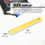BAZIC 12" (30cm) Jeweltones Color Ruler, 24 units per case