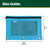 BAZIC Retro Color 3-Ring Pencil Pouch w/ Mesh Window, 24 units per case