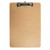 BAZIC Standard Size Hardboard Clipboard w/ Low Profile Clip