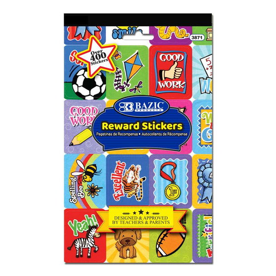 BAZIC Reward Sticker Book, 24 units per case