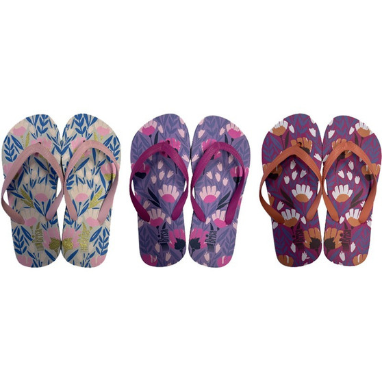 Girls Flip Flops 3 Assorted Colors, 72 units per case