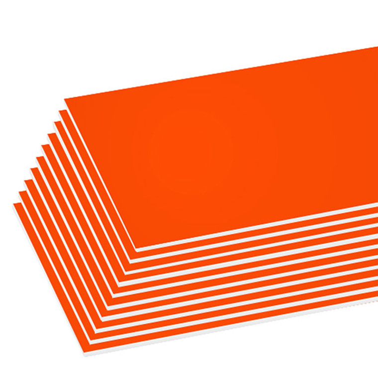 BAZIC 20" X 30" Fluorescent Orange Foam Board