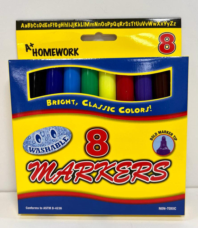 Markers Classic Water Color 8pk - Asst. Colors