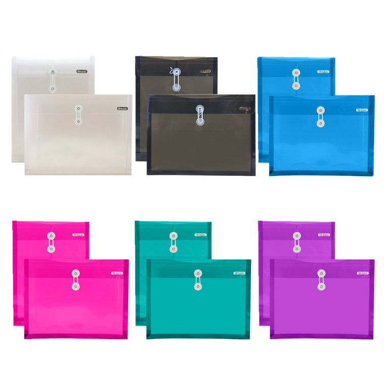 A4 Letter Size String Envelope 2 Pack, 24 units per case