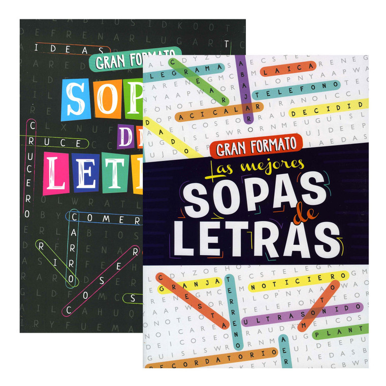 Spanish Find A Word Puzzle Book V - Brain Teasing, 48 units per case