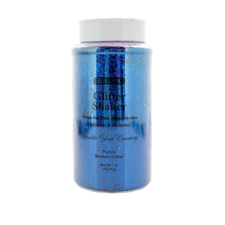 1lb (16 oz) Blue Glitter, 12 units per case