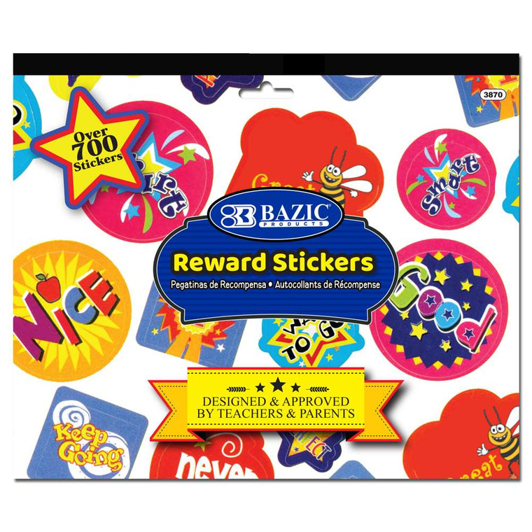 Jumbo Reward Sticker Book - 700+ Stickers, 24 units per case